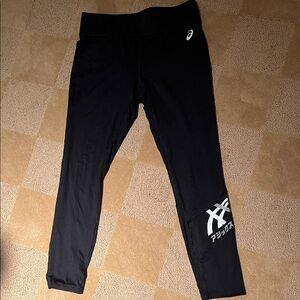 ASICS Leggings with White Logo